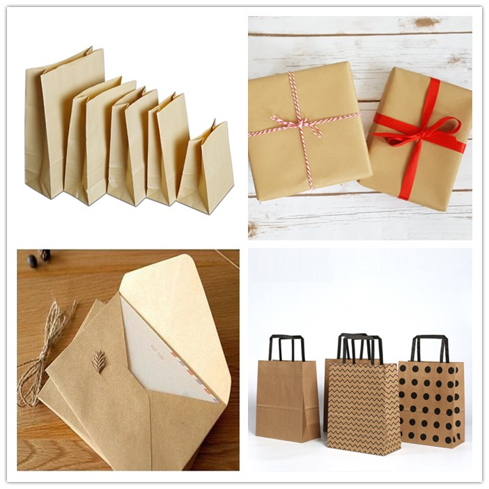 Eco - Friendly 70g Bamboo Pulp Brown Kraft Paper For Envelope Making