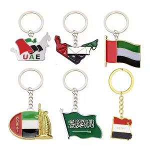 China Custom 3D Logo Metal Keychain with Soft Hard Enamel wholesale