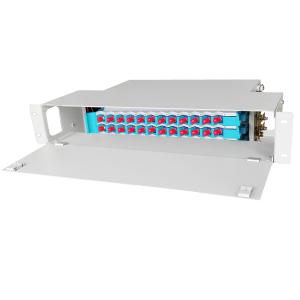 China 2U Optical Fiber Distribution Frame Module 24Fiber 19inch Rack Mount wholesale