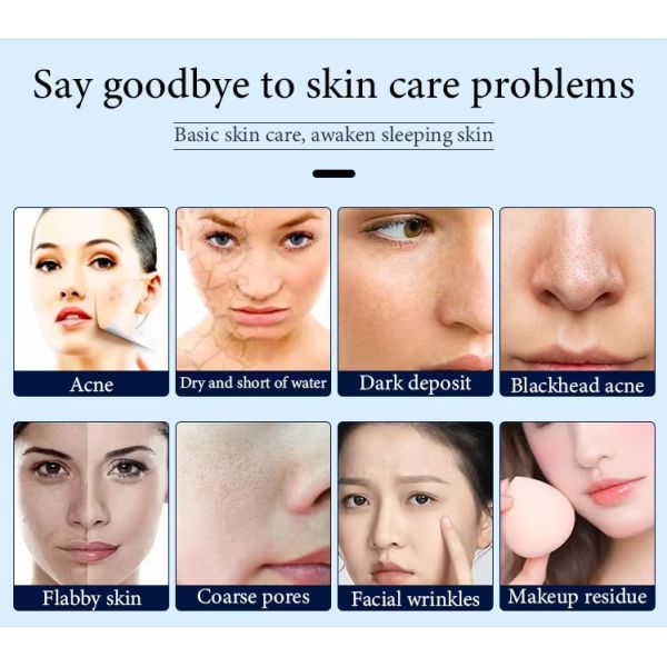 8 in 1 Deep Cleaning Face Lifting Multifunctional Rf Microdermabrasion Hydro Facial Machine