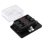 6 Way ATC RV 12V Blade Fuse Blocks With LED Indicator Light