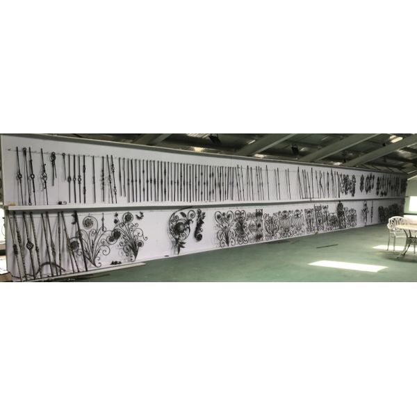 Custom Decorative Iron Panels Powder Coating Zinc Alloy Copper Material