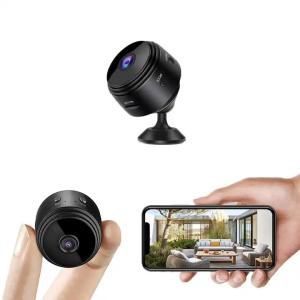 ABS Infrared Small Wireless Security Cameras , CCTV P2P Tiny Spy Camera Wireless