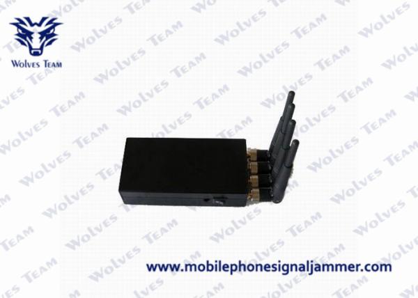 Quality Compact Structure Mobile Phone Signal Blocker Jamming Range 5 - 30m CDMA GSM DCS PHS 3G for sale