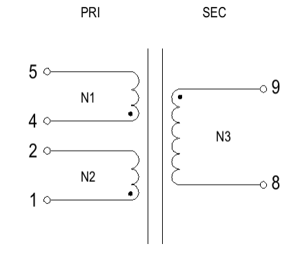 50KHz 0.1V EE13 HF Transformer 1.198 - 1.401mH