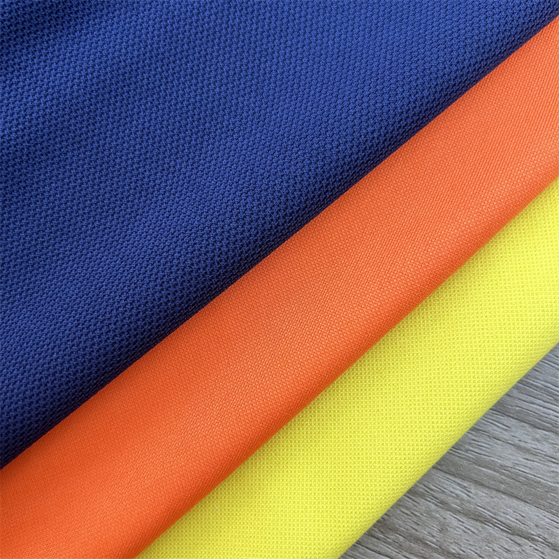 Garment Clothing 100% Polyester Pique Fabric For Breathable POLO Shirts And T-Shirts
