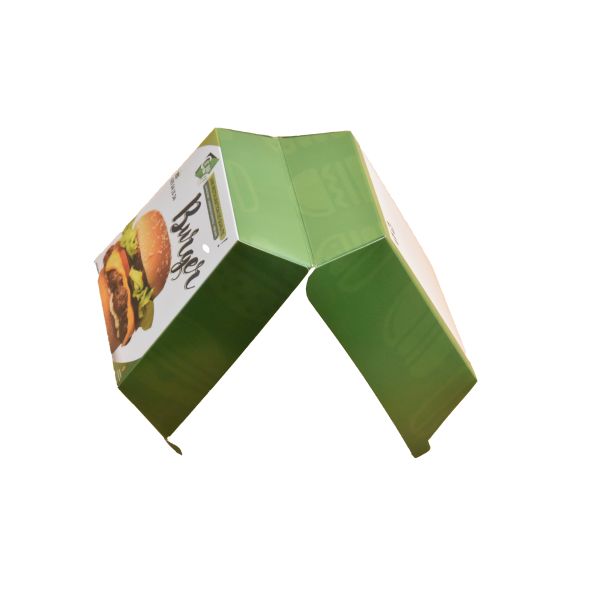 FSC One Piece Corrugated Mailer Boxes Party Mini Burger Boxes