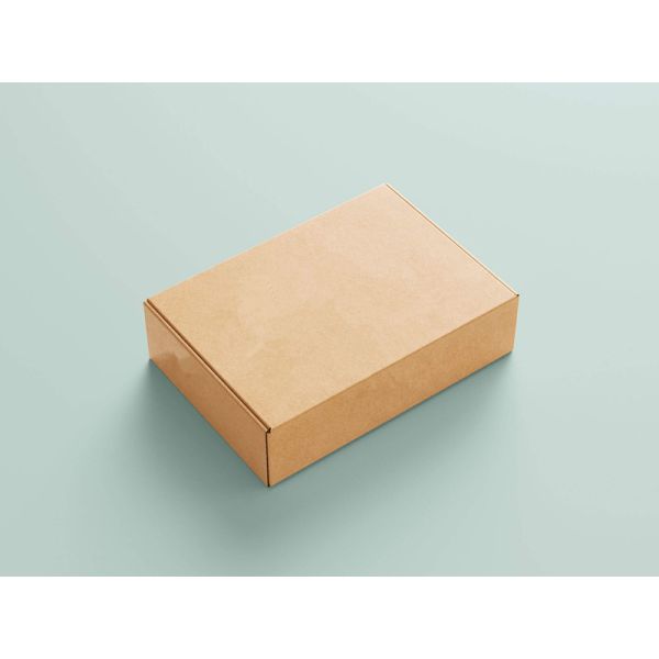 brown kraft corrugated packaging delivery boxes