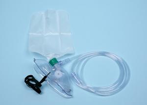 Emergency Medical Disposables High Concentration Oxygen Mask With Non Rebreather Bag