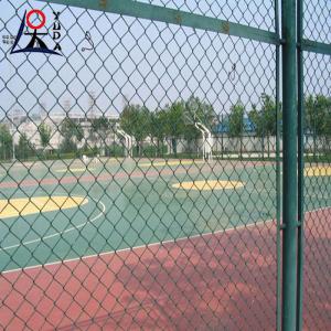 China 4ft 6 Ft 8ft 10 Ft Galvanized Chain Link Fence Netting Chain Link Cyclonic Mesh wholesale