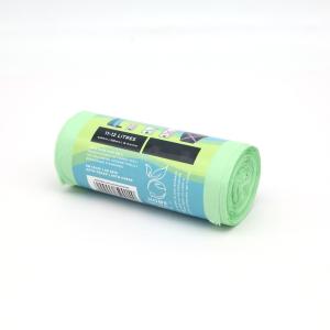 China 100% Biodegradable 10 Litre Bin Liners Compost Adios Poo Bags Garbage Grocery wholesale
