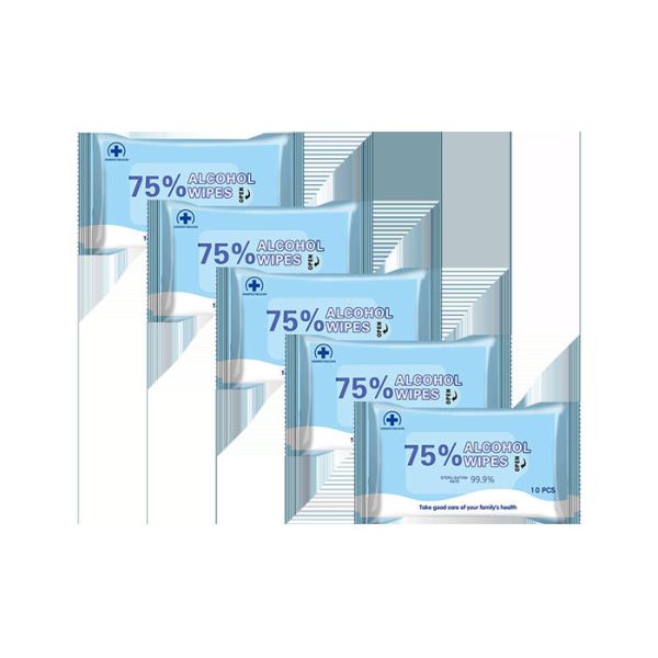 High Performance Antiseptic Cleansing Wipe 75% Alcohol Easy Use