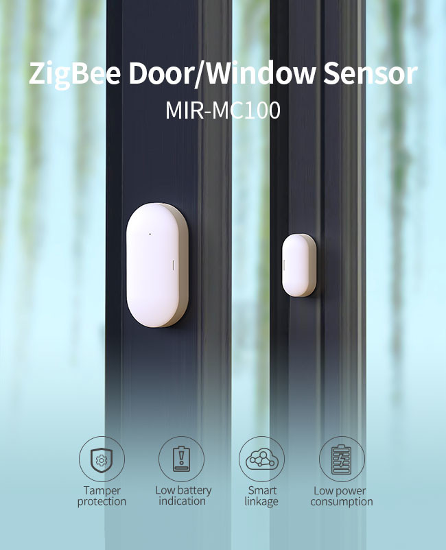 Tuya Wireless Zigbee Door Window Sensor CR2032 Battery 30mA