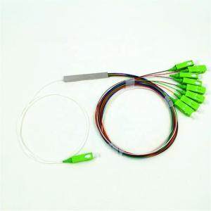 Steel Tube Fiber Optic Splitter 1x8 Type For EPON Ethernet Passive Optical Network