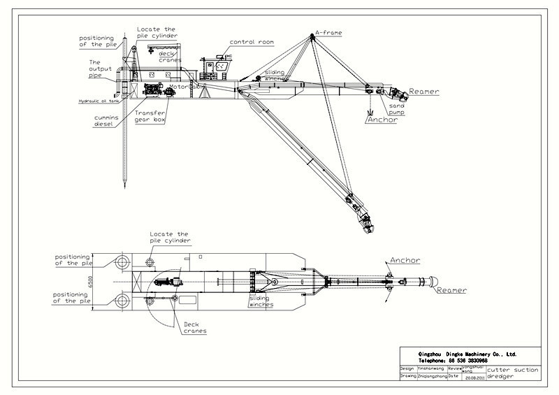 China Set Sail Factory Price Sand Mining Dredger for India