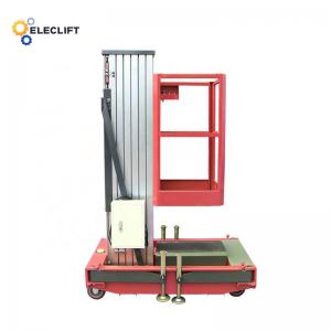 China Aluminium Alloy Lifting Platform Scissor Lift Single Man 6m-18m wholesale