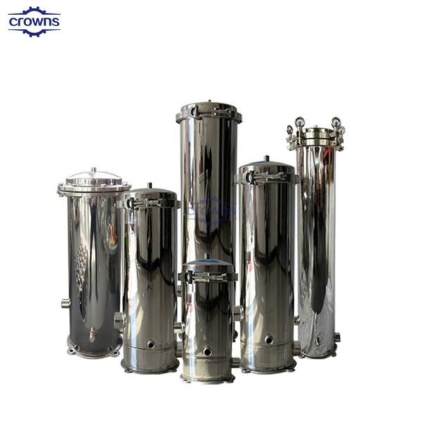 Quality Electronics Industries Pure Water Filter Stainless Steel Multi Cartridge Filter Housing for sale