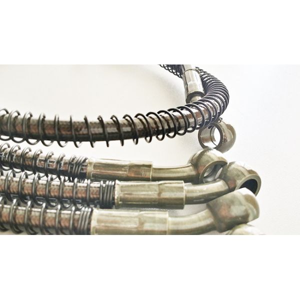 Universal AN3 Brake Hose Banjo Fitting Army Green Banjo Crimp Fitting