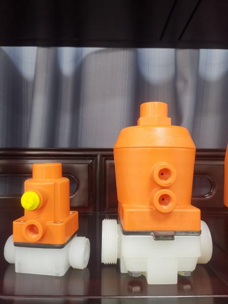 Quality Multipurpose Pneumatic Diaphragm Valve UPVC Double Ring DN2-25 for sale