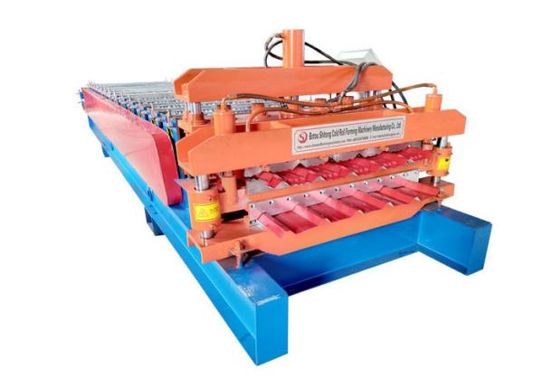 Quality Two Profile Panel Double Layer Roll Forming Machine Cutting Plate Material Cr 12 for sale