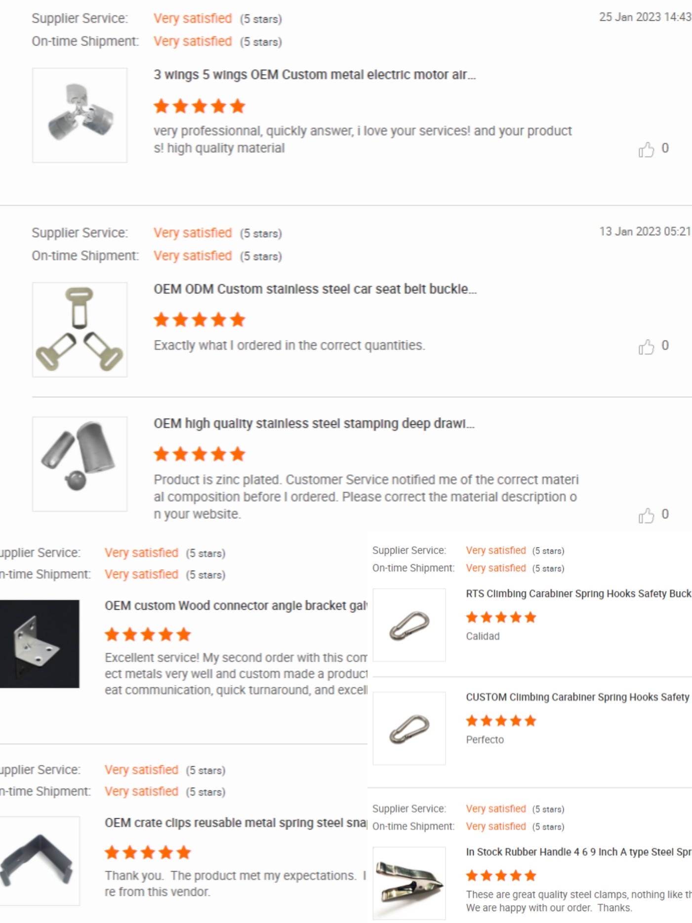Custom Precision Metal CNC Laser Cutting & Stamping Injection Molding Brackets Clamps Clips Painting Finish Custom Steel Parts