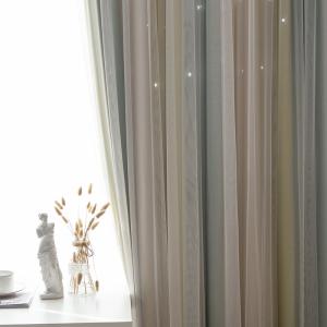 Home Decor Polyester Curtain Fabric Printed Linen Blackout Window
