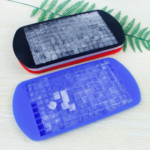 Quality Fancy reusable high quality silicone 160 square ice cube tray for sale