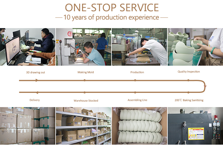 Eco Friendly Baby Silicone Suction Plate Silicone Dinnerware Set For Toddler Feeding