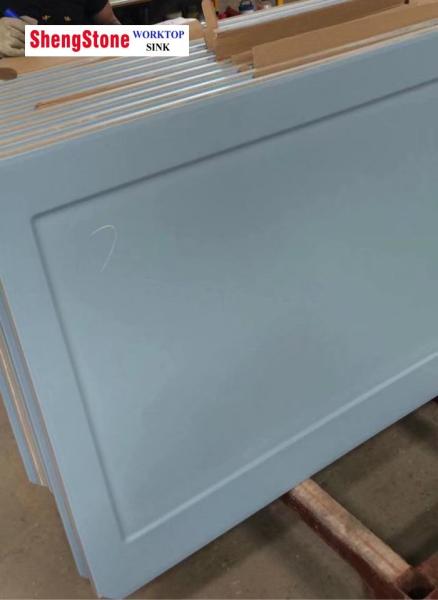 Quality Grey Chemistry Lab Countertops , Creamic Science Lab Table Tops for sale