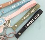 Silicone Rubber Key Chains，Factory customized color silicone keychains,