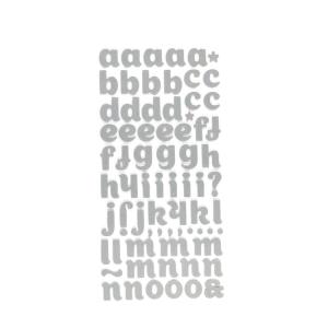 Promotional 3D Puffy Alphabet Stickers Attractive PVC Foam For Book / Card