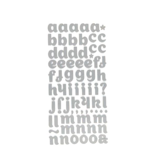 Quality Promotional 3D Puffy Alphabet Stickers Attractive PVC Foam For Book / Card for sale