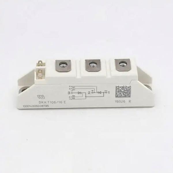 Quality Hot selling SKKT106/16E 106A1600V Thyristor Module Silicon Controlled Rectifier SCR Temperature Control for sale