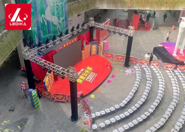 Quality 1.22*2.44m Adjustable Height Aluminum Stage Platform Fire Proof for sale