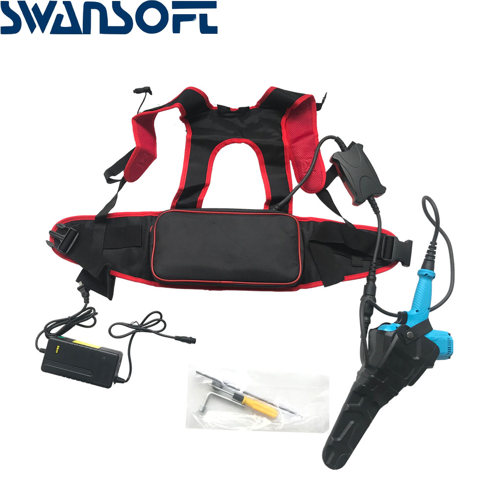 Swansoft Single Hand Automatic Saw Blade Sharpening Machine Electric Chainsaw Tree Cutting Machine