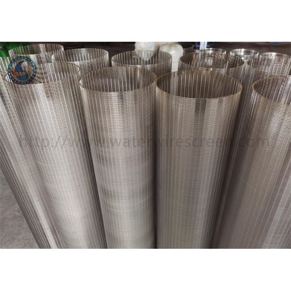 25 - 1027 mm Diameter Water Well Wire Wrapped Screen For Sand FIlter