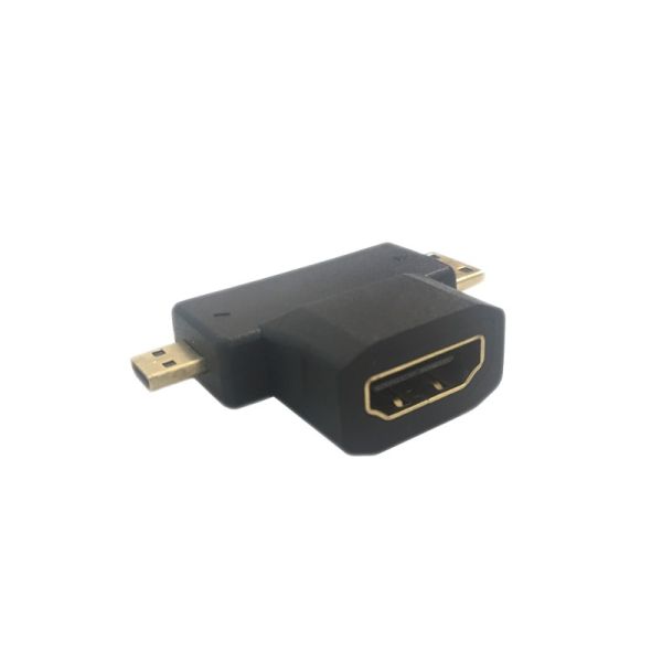 Kico K-GE002 2 in 1 Micro HDTV Mini HDTV to HDTV Male to Famale Adapter Gender Changer
