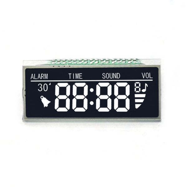 3.3V-5V 7 Segment LCD Display TN LCD Display Blue Backlight HT1621 COB Module