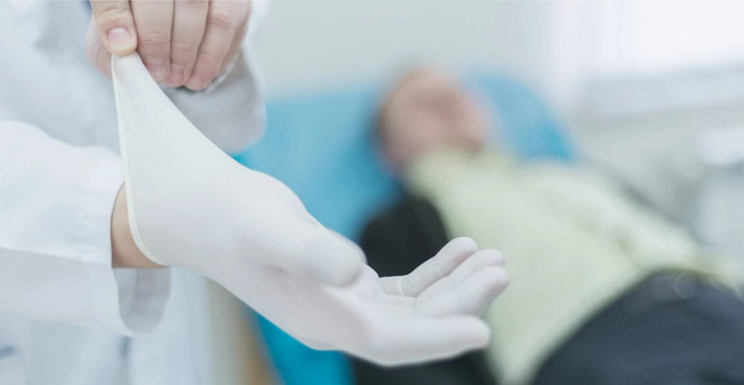 Disposable XL Surgical Latex Glove , L Nitrile Powder Free Surgical Gloves