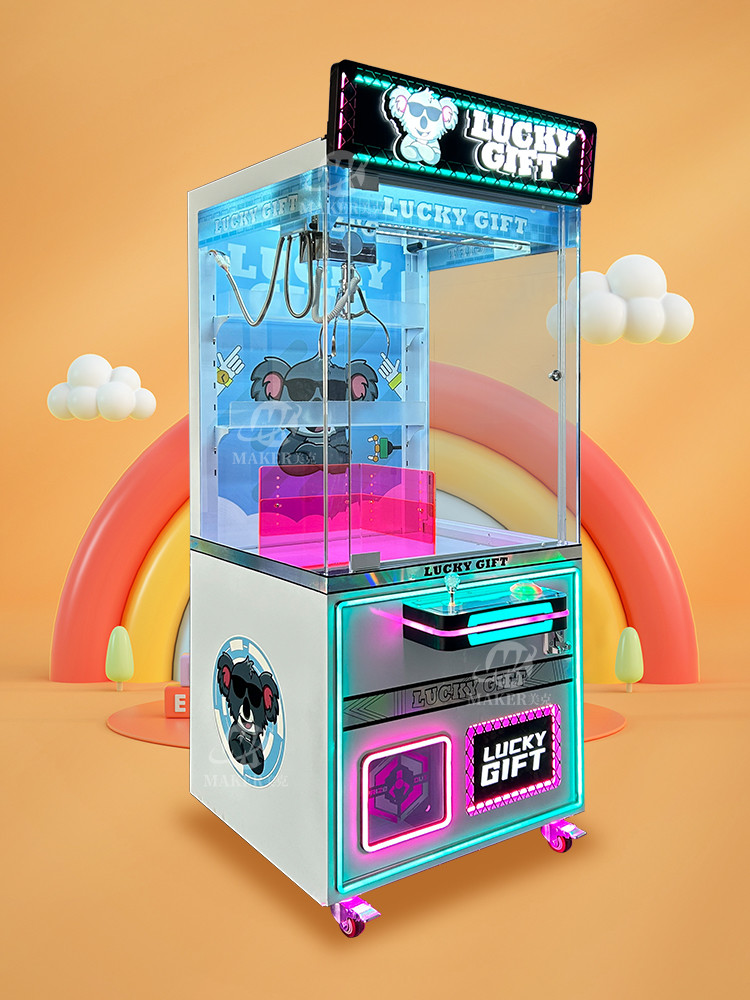 Interactive Indoor Arcade Crane Machine Coin Operated Plush Toys Claw Game Fun Interactive Gaming Experience