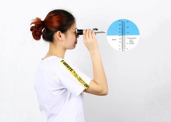Quality Wort Specific Gravity Hand Held Refractometer With 0~40% Brix Range for sale