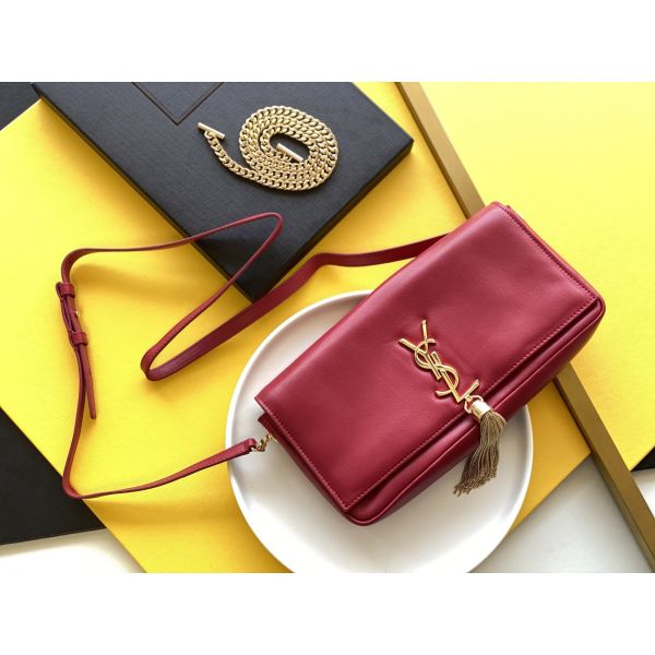 Adjustable Strap YSL Crossbody Purse Envelope Clutch OEM