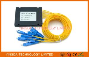 China GPON Single Mode Fiber Optic PLC Splitter 1x 8, PLC Splitter Module SC 1.5M on sale