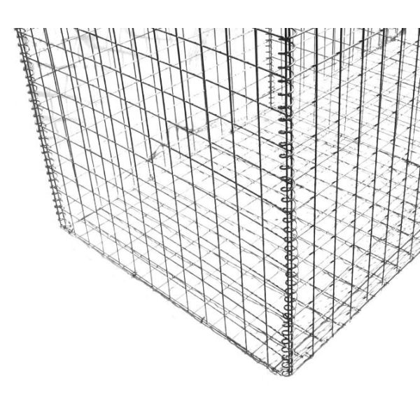 Wire Mesh Rock Retaining Wall , Construction Galvanized Gabion Box