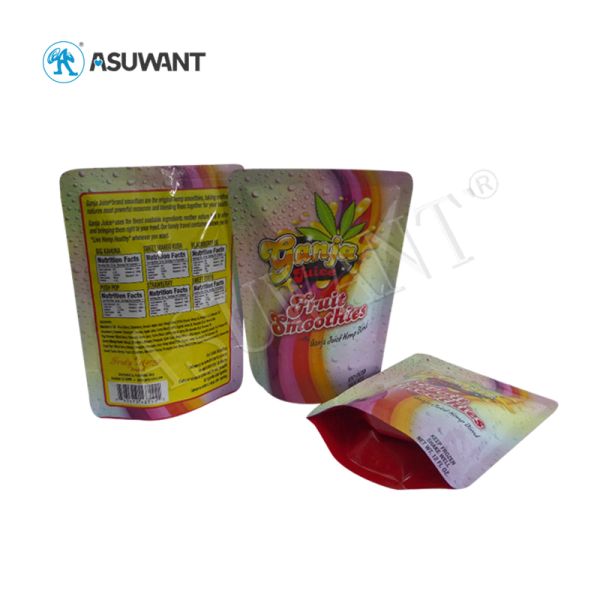 Custom Printed Food Packaging Bags Zip Lock Aluminum Foil Laminated With Logo