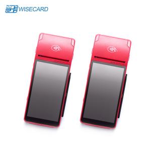 China 5M Pixel Portable Pos Terminal 5.5 Inch Android Mobile EDGE GPRS wholesale