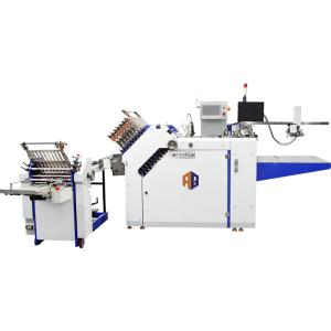 600mm Width Large Format Paper Folding Machine Belt Driving Type