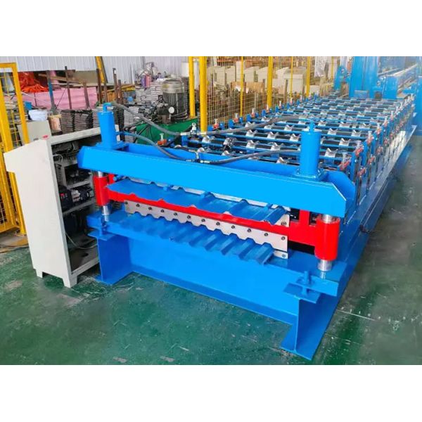 Metal Roof Tile Roll Forming Machines Double Layer 10 - 18 M/Min