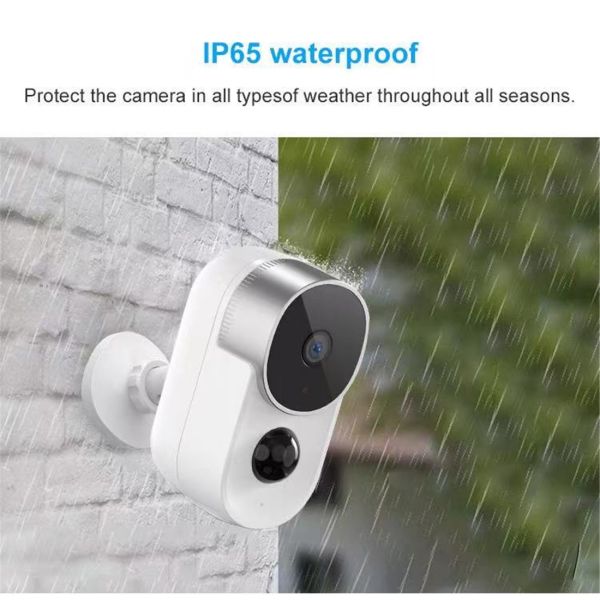 Unistone 2MP 10000mAh Battery Solar Powered Camera Supported Google Home / Alexa(US-BC204GA) Product model:CA0150 Comm